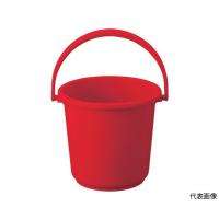 トラスコ中山 PPカラーバケツ 15L 赤 TPPB-15-R (62-2613-62) | A1 ショップ 休業日土日・祝日