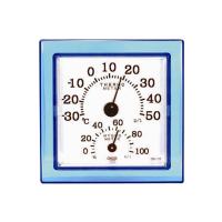 CRECER 温湿度計クリア・ミニブルー CR-12B (62-3966-08) | A1 ショップ 休業日土日・祝日