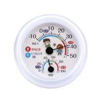 CRECER 温湿度計 熱中症・インフル TR-103W (62-3966-38) | A1 ショップ 休業日土日・祝日