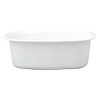 野田琺瑯 White Series楕円型洗い桶 WA-O (62-8186-82) | A1 ショップ 休業日土日・祝日