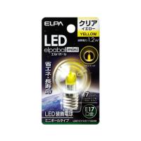 ELPA LED電球 G30 E17 黄 LDG1CY-G-E17-G249 (62-8585-83) | A1 ショップ 休業日土日・祝日