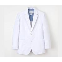 ナガイレーベン 男子テーラードジャケット ホワイト L SD3080 (62-9196-20) | A1 ショップ 休業日土日・祝日