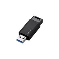 USB3.1 Gen1 対応 ノック式USBメモリ 128GB ブラック エレコム MF-PKU3128GBK (63-1836-80) | A1ショップ 土日・祝日・夏季・年末年始休業