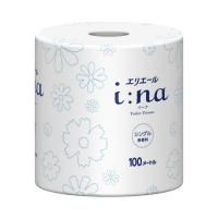 エリエール 大王製紙 エリエールi：na イーナ トイレットティシュー シングル100m 個包装・無香料 21000442 (63-5753-93) | A1 ショップ 休業日土日・祝日