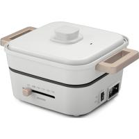 グリルなべ 3枚プレート ライトグレー アイリスオーヤマ IGU-P3-H (64-8928-01) | A1ショップ 土日・祝日・夏季・年末年始休業