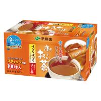 伊藤園 おーいお茶 さらさらほうじ茶スティック 100本 12306 (65-0372-04) | A1 ショップ 休業日土日・祝日