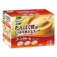 たんぱく質が摂れるスープ コーンクリーム 15袋入 味の素 373505 (65-0468-69) | A1ショップ 土日・祝日・夏季・年末年始休業