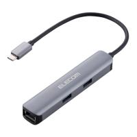 Type-C ドッキングステーション アルミボディ USB3.1 Gen1×3ポート HDMI×1ポート LANポート付 シルバー | A1 ショップ 休業日土日・祝日