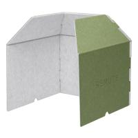 リミュート デスクブース グリーン リス GTEC144 (65-2323-26) | A1ショップ 土日・祝日・夏季・年末年始休業