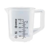 GROZ オイル用ビーカー 100mL JUG/100G (65-2590-16) | A1 ショップ 休業日土日・祝日