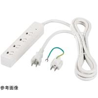 RoHS対応 3ピン式電源タップ 4個口タイプ マグネット付 3m ホワイト BUFFALO BSTAPMS3430WH (65-3406-49) | A1ショップ 土日・祝日・夏季・年末年始休業