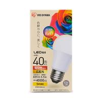 アイリスオーヤマ LED電球 高演色タイプ E26 広配光 40形相当 電球色 LDA7L-G-4T5HR (65-5652-72) | A1 ショップ 休業日土日・祝日