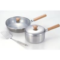 千歳 片手鍋18cm＆蓋付フライパン24cm ツール付 和平フレイズ CS-049 (65-6880-75) | A1 ショップ 休業日土日・祝日
