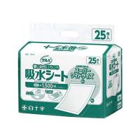 白十字 サルバ 吸水シート スーパーワイドサイズ 1500mL 25枚×4個入 19114 (67-7220-29) | A1 ショップ 休業日土日・祝日