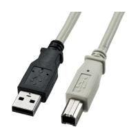 サンワサプライ USB2.0ケーブル ライトグレー 約1m SR間 KU20-1K2 (67-9320-14) | A1 ショップ 休業日土日・祝日