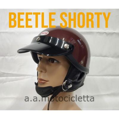 おしゃれレザーバイザー（黒）ビートルショーティー おしゃれレザーバイザー（黒）ビートルショーティー - メルカリ