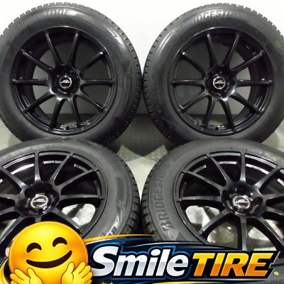 BRIDGESTONE 自動車 冬タイヤ、ホイールセット（リム径（ホイール