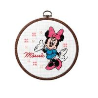 刺繍 キット オリムパス クロスステッチ ミニーマウス フレーム付 メール便/宅配便可  no-7320 | 手芸用品のABCクラフト