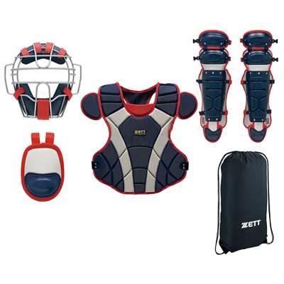 ゼット（ZETT） 【ゼット】プロステイタス 軟式防具4点セット 軟式