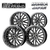 MONZA モンツァ WARWIC DEEPRAND (2本セット) 8.0J x 19 インセット+38 PCD114.3 5穴 ハイパーブラック/MCポリッシュリム(WD-801938-114-2S | エービーエムストア 7号店