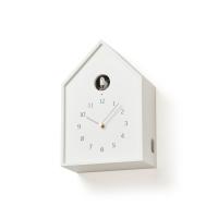 掛け時計/置時計 Birdhouse Clock　カッコー時計　レムノス WH【在庫がない場合２〜４週間かかる事ございます。ご希望の添えない際はキャンセル承ります】 | accaplus-インテリア家具雑貨