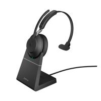ヘッドセット マイク付 Bluetooth 無線 片耳 ワイヤレス ノイズキャンセリング Jabra Evolve2 65 MS Mono usb-a Black テレワーク 会議 ヘッドホン 2年保証 | アクセルジャパン