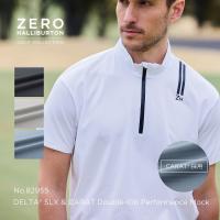 ZERO HALLIBURTON ゼロハリバートン ゴルフ ダブルリブ着心地ジッパーモックネックTシャツ 吸水速乾 UVケア メンズ ZHG-M5S7d 82955 | ACE Online Store