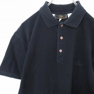 Fendi /クロップドポロシャツ /半袖トップス/ブラック 40/S FENDI レディースポロシャツ｜トップス｜ファッション おすすめ人気