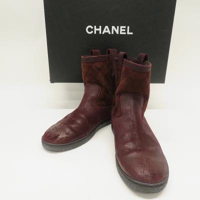 36（CHANEL／レディースブーツ）（シューズ素材：スエード）の商品一覧 