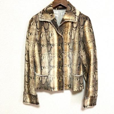パイソン柄 ジャケット(レディースファッション)の商品一覧 パイソン柄 ジャケット(レディースファッション)の商品一覧