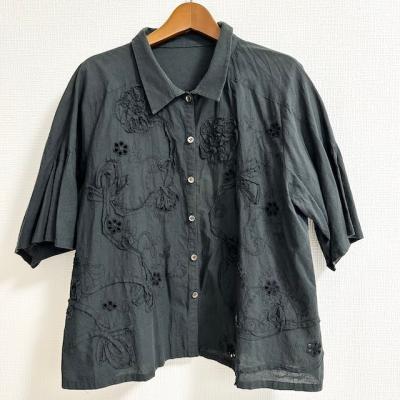 やすやす！　美品　慈雨　センソユニコ　シャツ　ブラウス　グレー snc ジウセンソユニコ 慈雨 Sensounico シャツ ブラウス 40