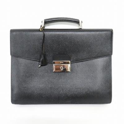 PRADA ビジネスバッグ 黒 大きめ　A4可　N2-8.5 PRADA ビジネスバッグ 黒 大きめ A4可 N2-8.5（30代に人気の