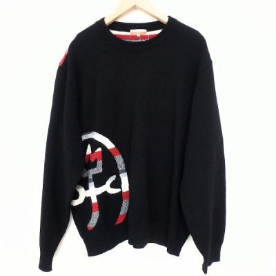 赤と黒のニットセーター sサイズ 楽天市場】パンキッシュなボーダーニット 黒×赤 メンズ セーター