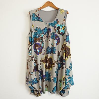 極美品 TOKUKO 1er VOL トクコ 変形チュニック 花柄 ノースリーブ ◎未使用 TOKUKO 1er VOL トクコ チュニック 花模様 青系 - メルカリ