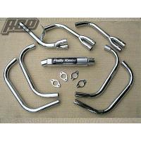 プリティー製 XJR400 RH02 流 タイプ1 4-2-1 マフラー メッキ ...