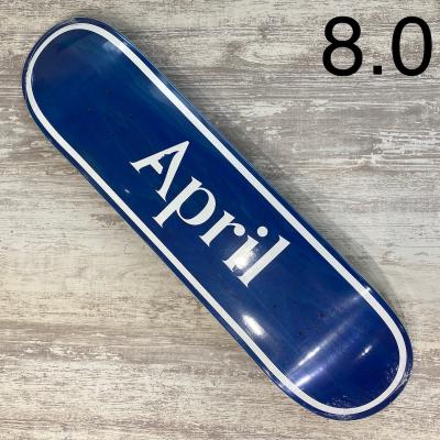 APRIL（エイプリル） デッキ APRIL DECK 8.0 インチ OG LOGO BLUE ロゴ