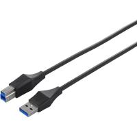 Buffalo USBスリムケーブル [0.5m/A to B/USB 3.0対応] 《ブラック》 (BSUABSU305BK) | アクシンク ヤフーショップ