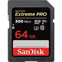 SanDisk 64GB Extreme PRO SDXC UHS-II Memory Card - C10, U3, V90, 8K, 4K, Full HD Video, SD Card - SDSDXDK-064G-GN4IN　並行輸入 | アクション