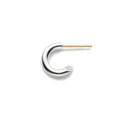 ボ*ー様 CAREERING シルバーフープピアス 1ペア （ピアス部分K18） CAREERING シルバーフープピアス 1ペア （ピアス部分K18