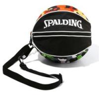 【新品/在庫あり】バスケットボールが1個収納可能な ボールバッグ マルチカモ グリーンxオレンジ 49-001MGO | Addition Elekitel