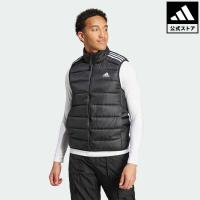 返品可 送料無料 アディダス公式 ウェア・服 アウター adidas エッセンシャルズ スリーストライプス ライトダウンベスト ダウンジャケット | アディダス公式オンラインショップヤフー店