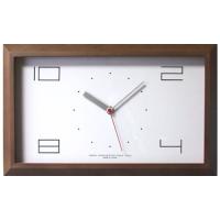 フォーカススリー 掛け時計 黄金比の時計 V-0001 電波時計 ブラウン 木製 電波 おしゃれ 壁掛け時計 壁掛け 新築祝い 時計 | アントデザインストア EXPRESS!