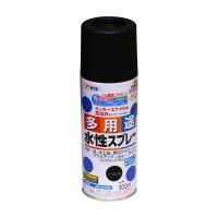 塗料スプレー 水性多用途スプレー 300ml ツヤ消し黒 スプレー塗料 ペンキ 塗装 アサヒペン | aDsMarket ヤフー店