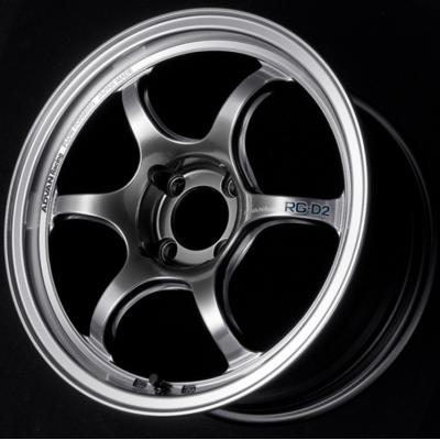 軽量　ヨコハマ　ADVAN　RGⅡ １７×７・５JJ +４５　5穴114.3 ヨコハマ アドバンレーシング RG-4 17インチ - ポロ 6R ABA