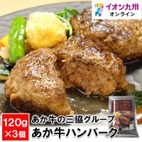 あか牛の三協グループ あか牛ハンバーグ120g×3個セット | イオン九州オンライン九州いいものうまいもの