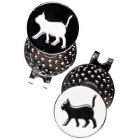 ゴルフマーカー マグネット付き ハットクリップ 可愛い 肉球 猫