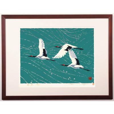 池上壮豊　紫遠 Amazon | 池上壮豊 「紫遠-2」 木 絵画 樹 絵 シルクスクリーン