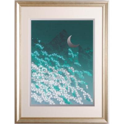 池上壮豊　紫遠 Amazon | 池上壮豊 「紫遠-2」 木 絵画 樹 絵 シルクスクリーン