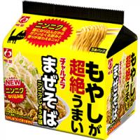 明星食品　チャルメラ もやしが超絶うまいまぜそば ニンニクしょうゆ味 5食パック　×6袋入 | AgVege