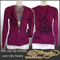 Ed Hardy エドハーディー ニットカーディガン レディース